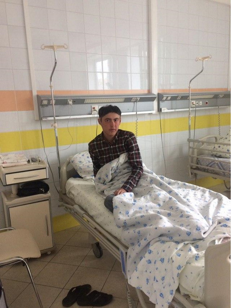 Bunyod Sobirov, Hospitalization, September 2019.jpg